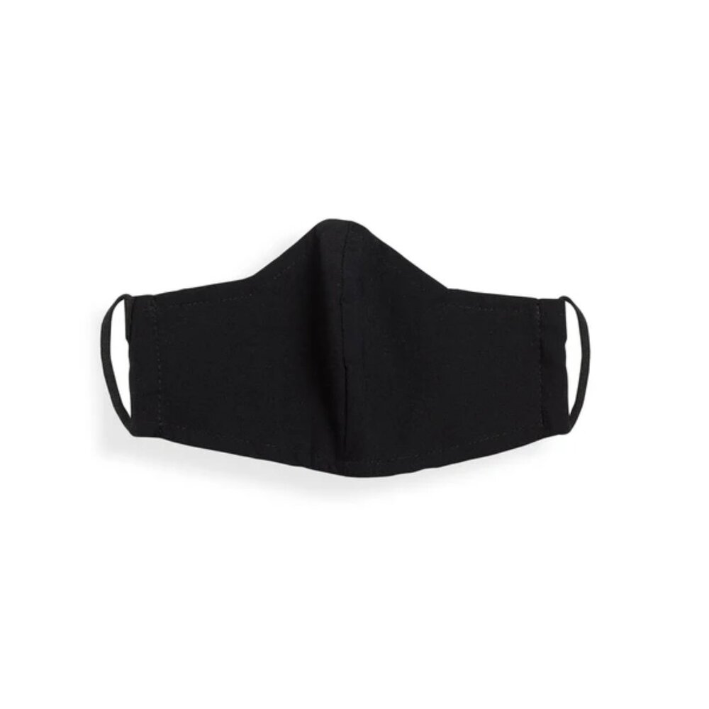 Buddha Pants Unisex One Size Cloth Face Mask 5 Packs Black